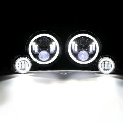 💫ART.5130 Fari Fendinebbia LED di segnalazione di marcia diurna Jeep WRANGLER💫