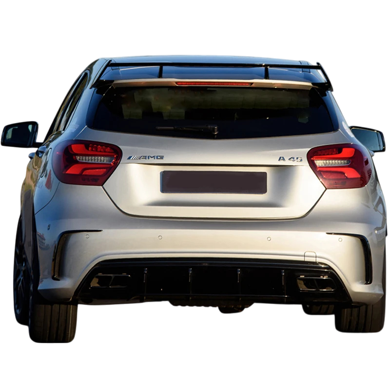 💫ART.4672 Diffusore e Terminali + Spoiler per A Class W176 look AMG 2012-2018💫