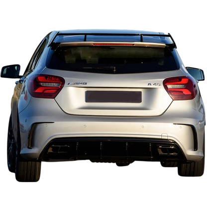 💫ART.4672 Diffusore e Terminali + Spoiler per A Class W176 look AMG 2012-2018💫
