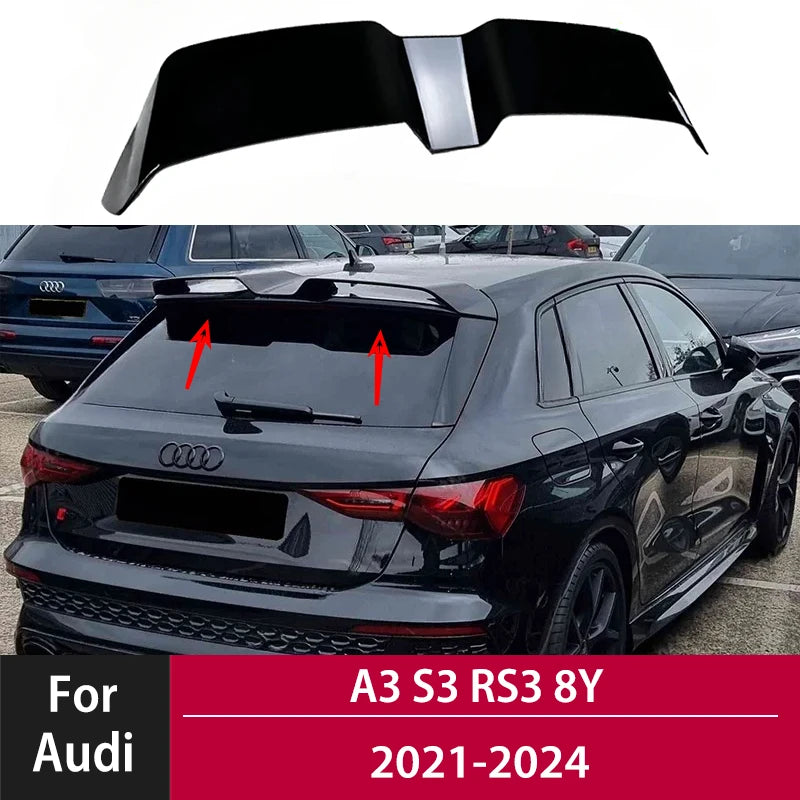 💫ART.5102 Spoiler Tetto Audi A3 S3 RS3 8Y Sportback 2021-2024💫