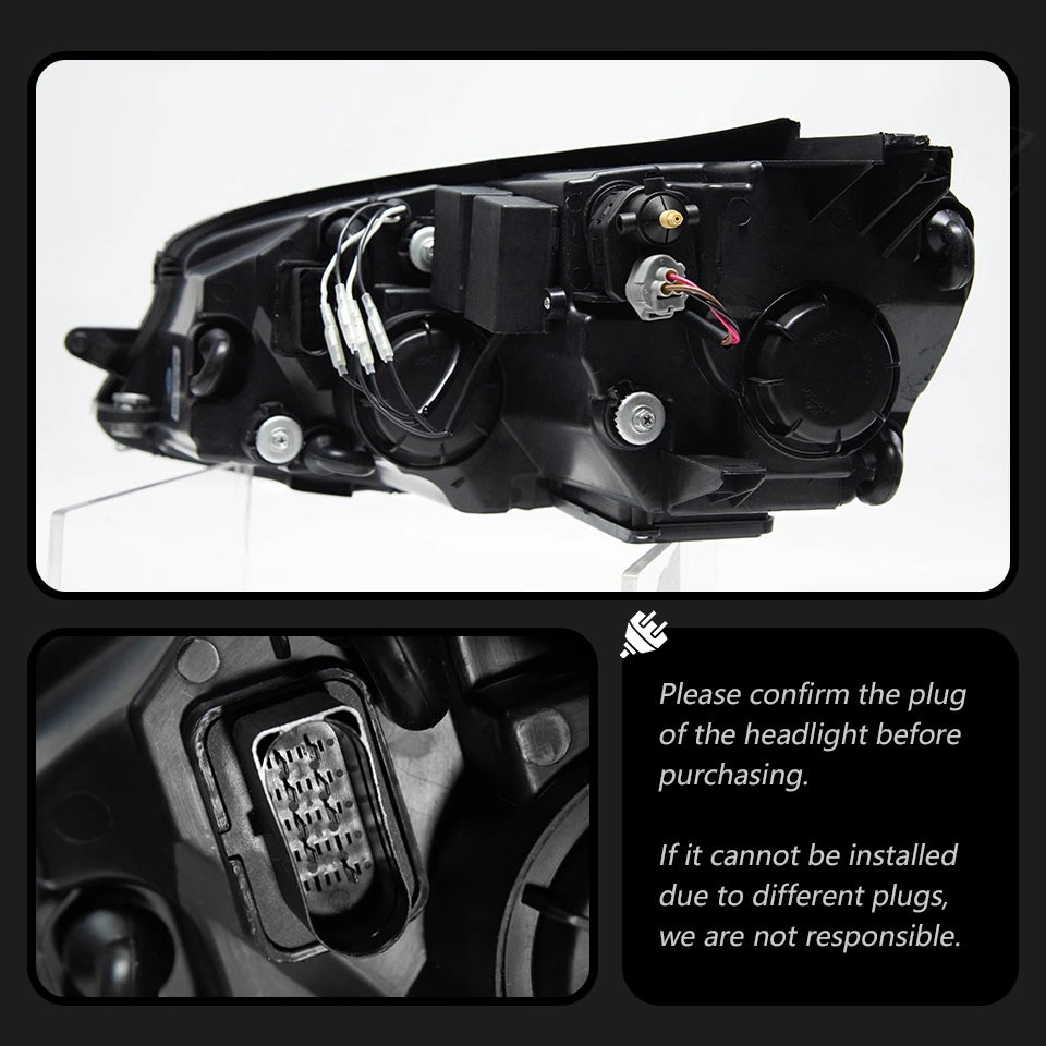 💫ART.4694 Fari Anteriori (Xenon) adatto per VW Golf 7 MK7 2013-2017💫