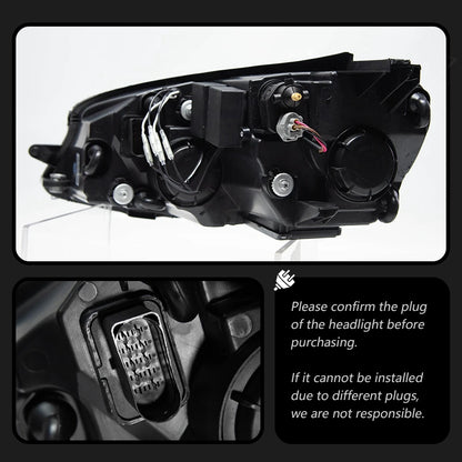 💫ART.4694 Fari Anteriori (Xenon) adatto per VW Golf 7 MK7 2013-2017💫