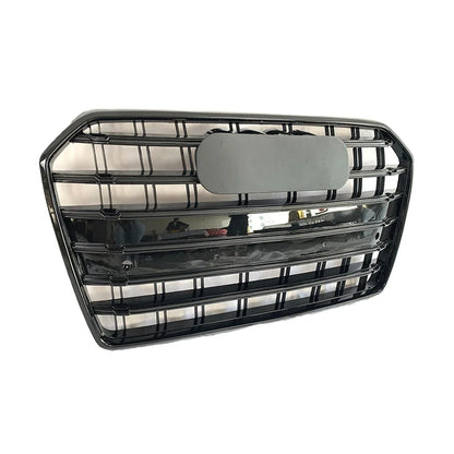 💫ART.4588 Griglia Radiatore (Nera Lucida) adatto per Audi A6 S6 C7 2016-2018💫