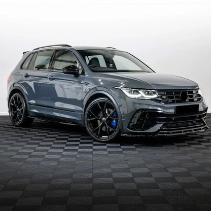 💫ART.5078 Kit Modanature Paraurti Anteriore per Tiguan MK2 22-23 Nero Lucido💫