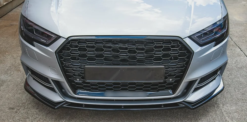 💫ART.8279 Splitter Anteriore per Audi A3 S3 8V S-line 2017-2020 💫