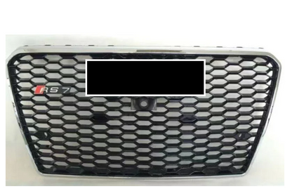 💫ART.4585 Griglia adatto per Audi A7/RS7 Nero Lucido, Argento e Grigio 12-15💫