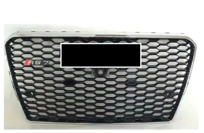 💫ART.4585 Griglia adatto per Audi A7/RS7 Nero Lucido, Argento e Grigio 12-15💫