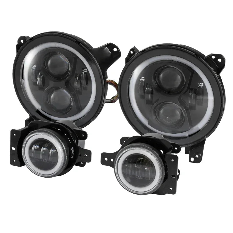 💫ART.5130 Fari Fendinebbia LED di segnalazione di marcia diurna Jeep WRANGLER💫
