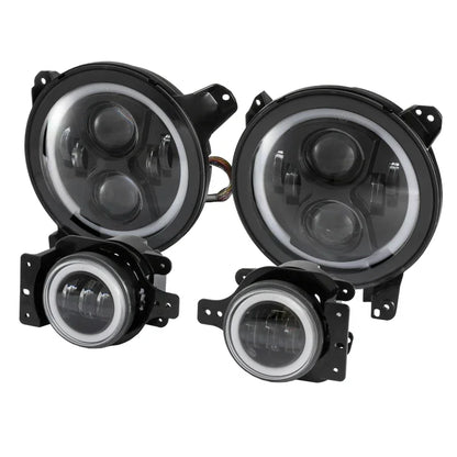💫ART.5130 Fari Fendinebbia LED di segnalazione di marcia diurna Jeep WRANGLER💫
