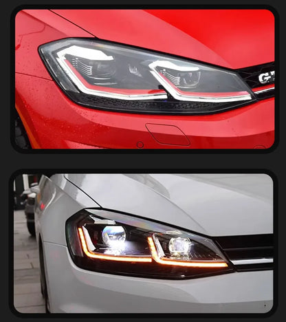 💫ART.3819 Fari Anteriori LED (2 pezzi) per Golf 7 2013-2017 MK7 7.5 Design💫