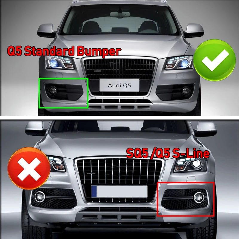 💫ART.3841 Griglia Fendinebbia per Audi Q5 modello standard 2009-2011 💫