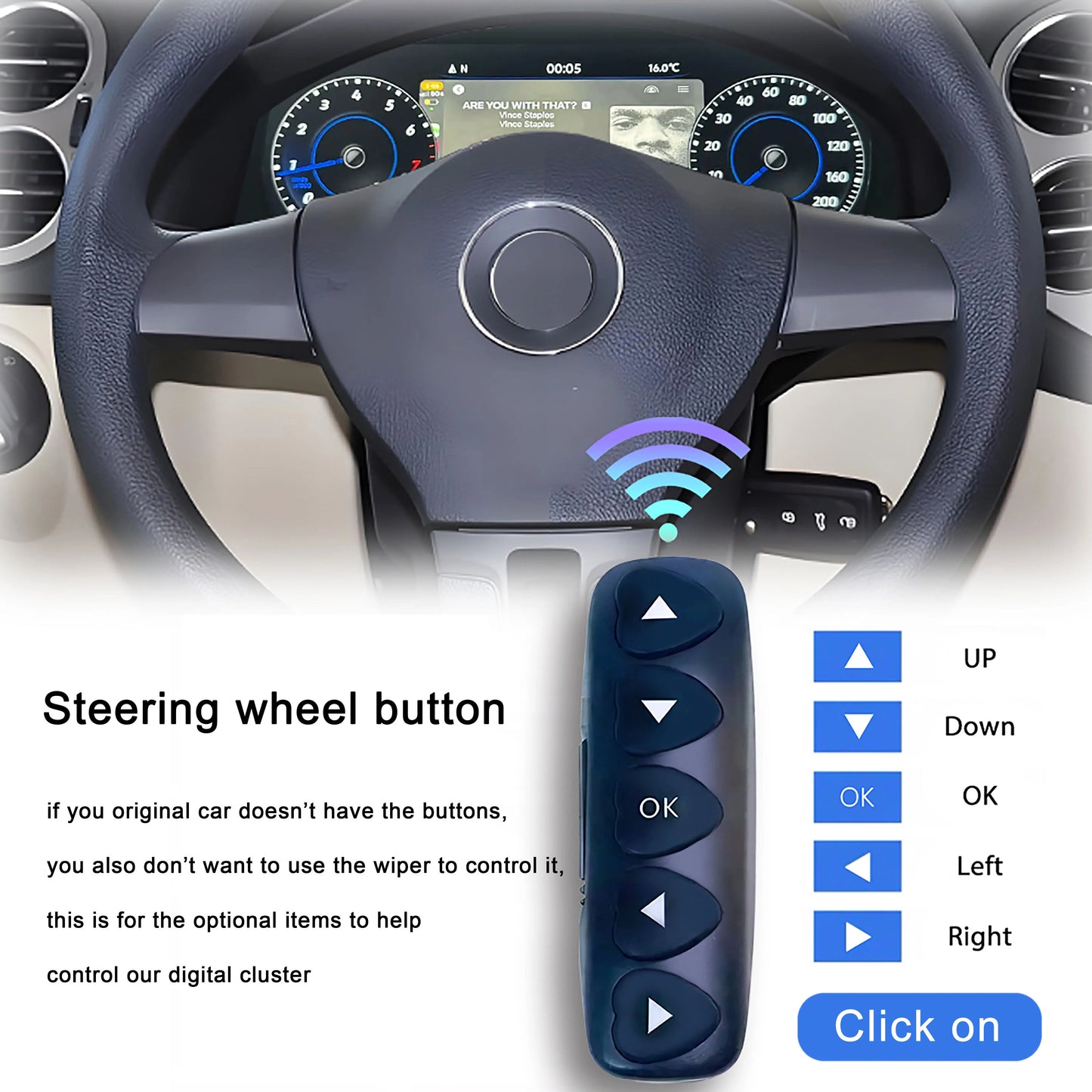 💫ART.3429 Cockpit virtuale digitale LCD per Amarok 2008-2020💫