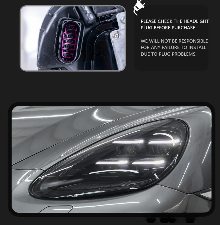 💫ART.4410 Fari Anteriori LED adatto per Porsche Cayenne 2011-2014 958💫