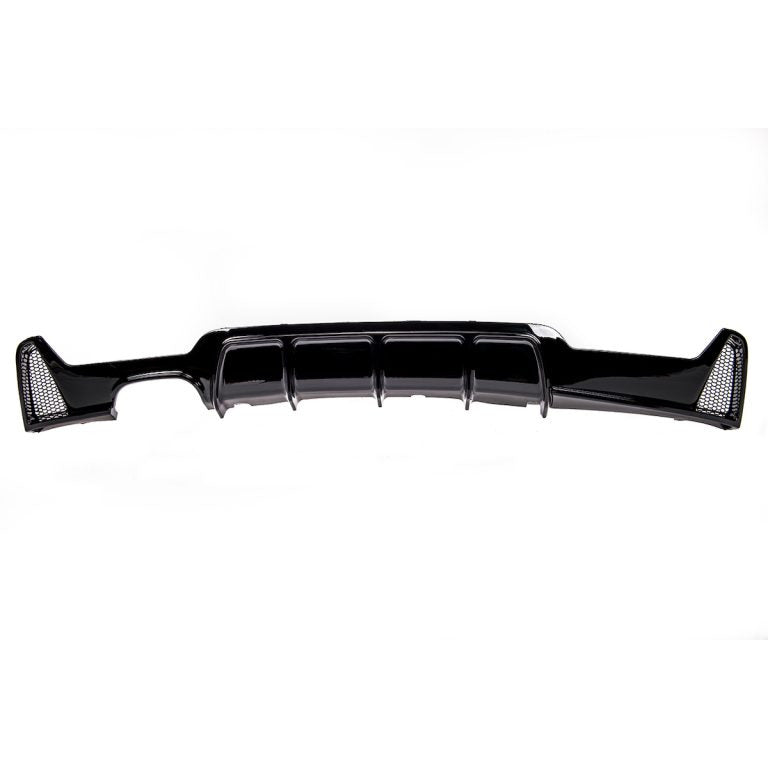 Paraurti posteriore M-Sport Look per Bmw 4 (F32, F33) Coupe Cabrio + DIFFUSORE NERO LUCIDO