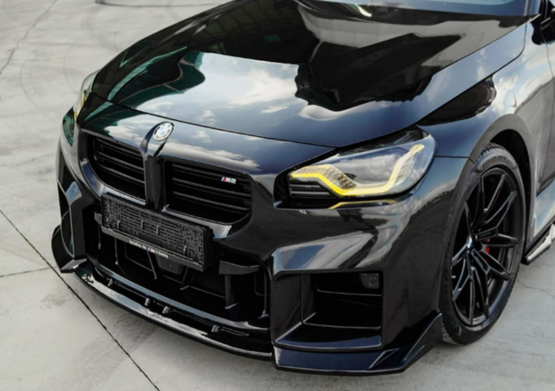 🔥BMW G87 M2 2023+ – BUMPER LIP/FRONT A PLUS M2 V1 STYLE🔥