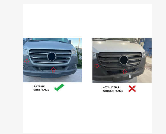 ART.7324  GRIGLIA  Mercedes Sprinter W907 2019+ CHROME