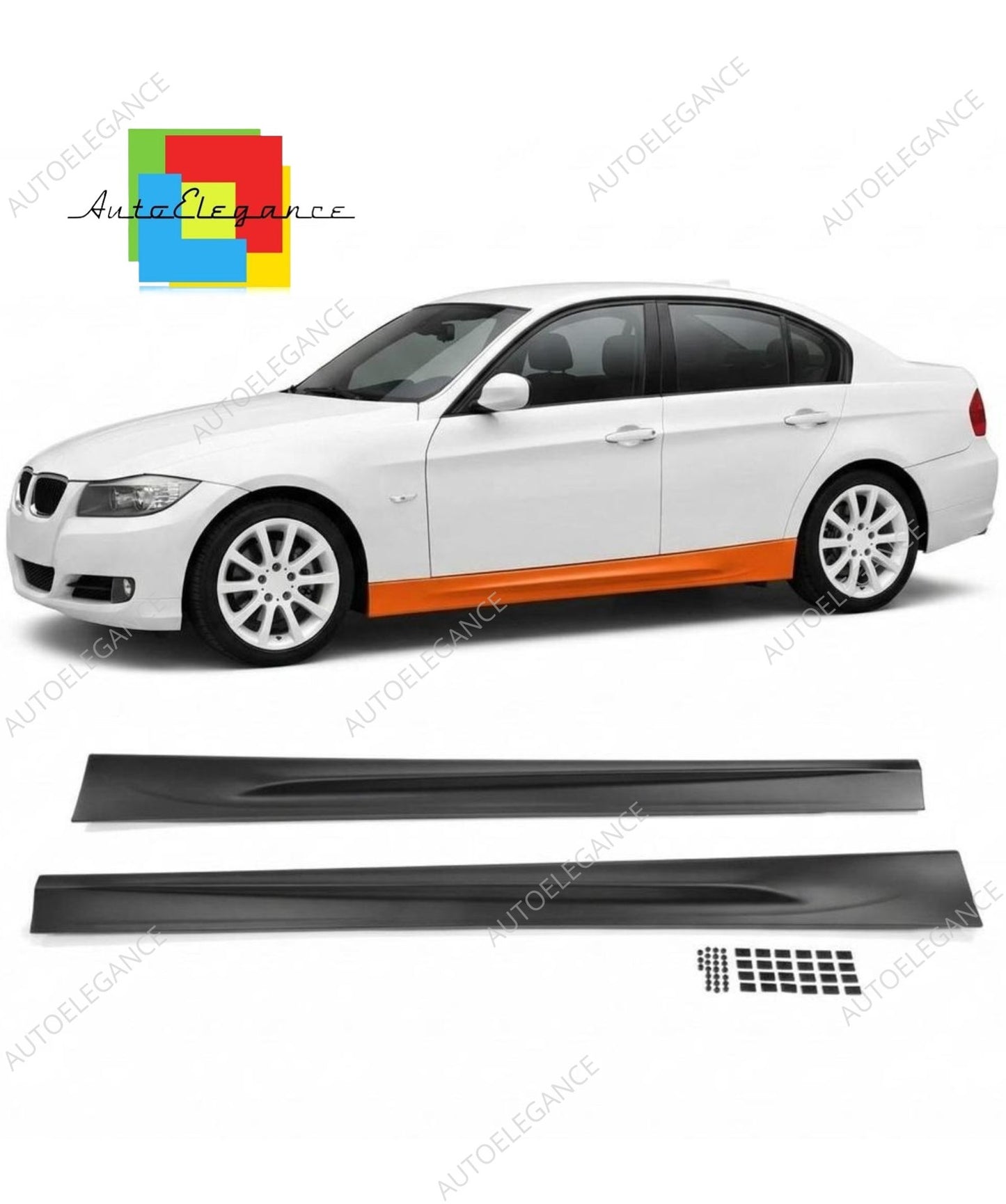 👉Set di minigonne laterali non verniciate adatto per BMW Serie3 E90 E91 05-11👈