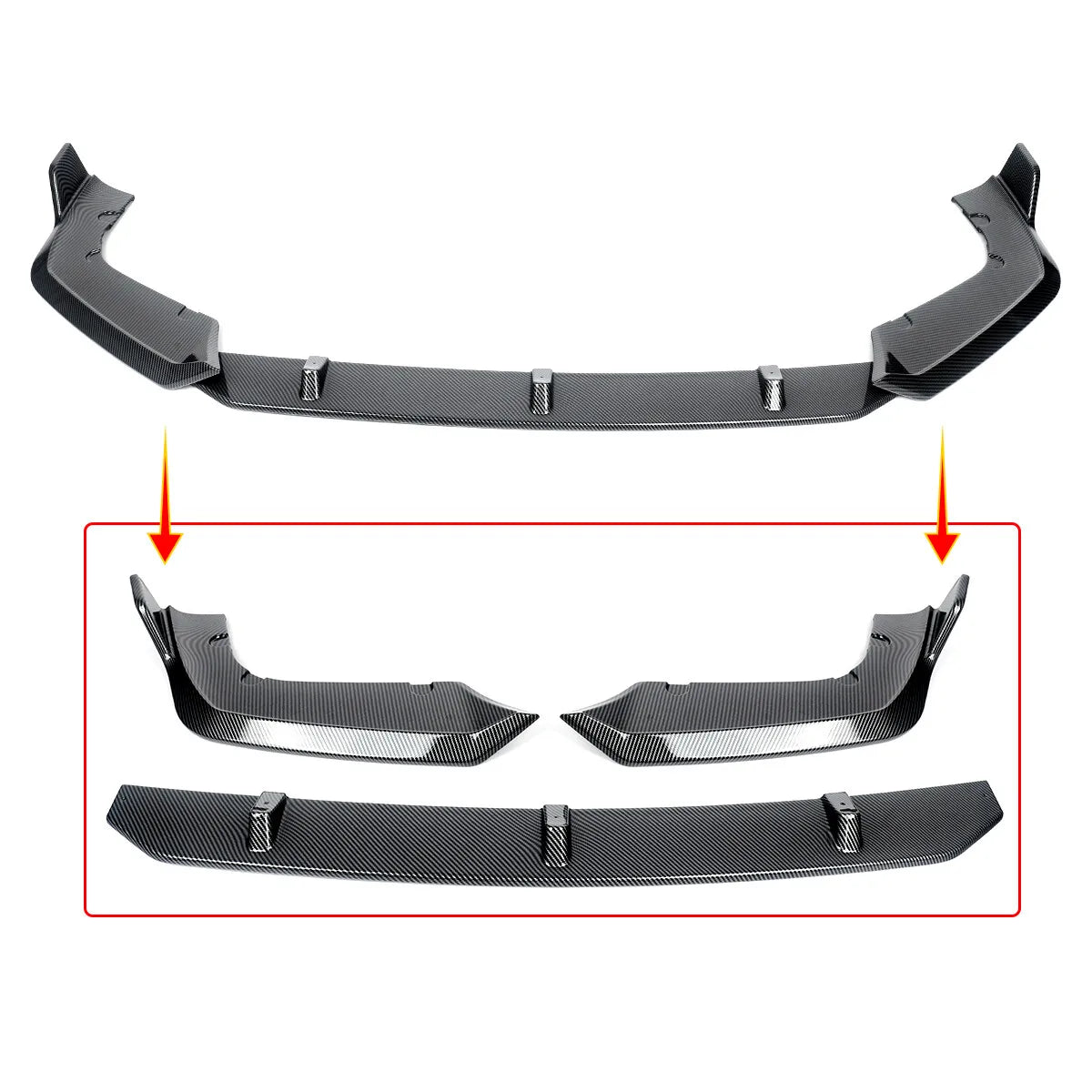 💫ART.8170 Bodykit Stile Carbonio adatto per BMW X5 G05 X5M 2019-2022💫