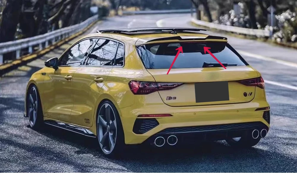 💫ART.5103 Spoiler Tetto per Audi A3 S3 RS3 8Y Sportback 2020-2024💫