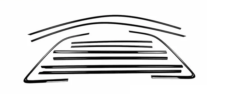 💫Finestrini Profili Cornice Nero per A3 8Y 2020 - 2024 (10 pezzi)💫