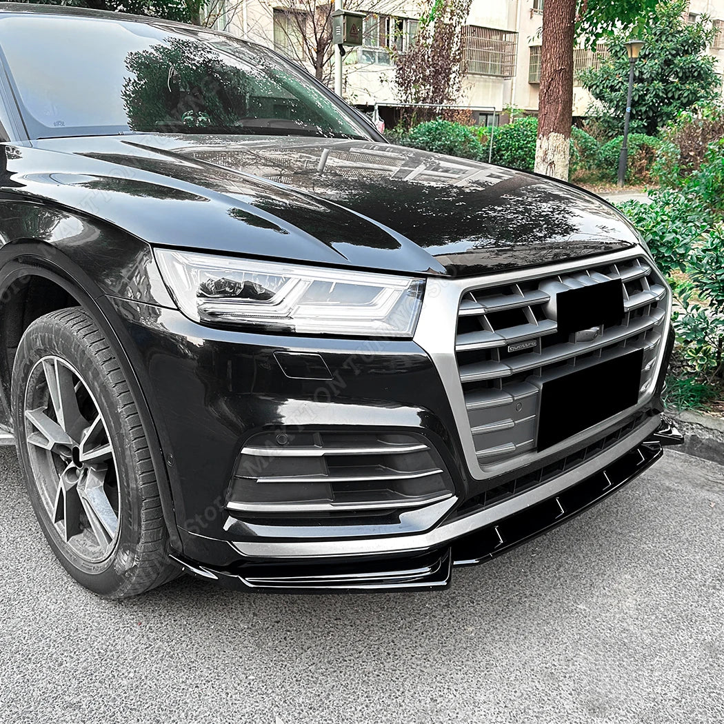 💫Splitter Anteriore Nero Lucido - AUDI Q5 FY S-line 2018+ 💫