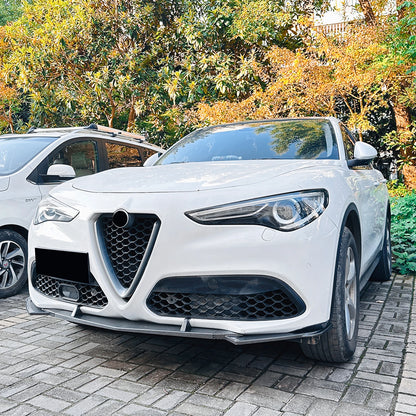 💫ART.8167 KIT ANTERIORE + POSTERIORE in Carbonio per Alfa Romeo Stelvio 17+💫
