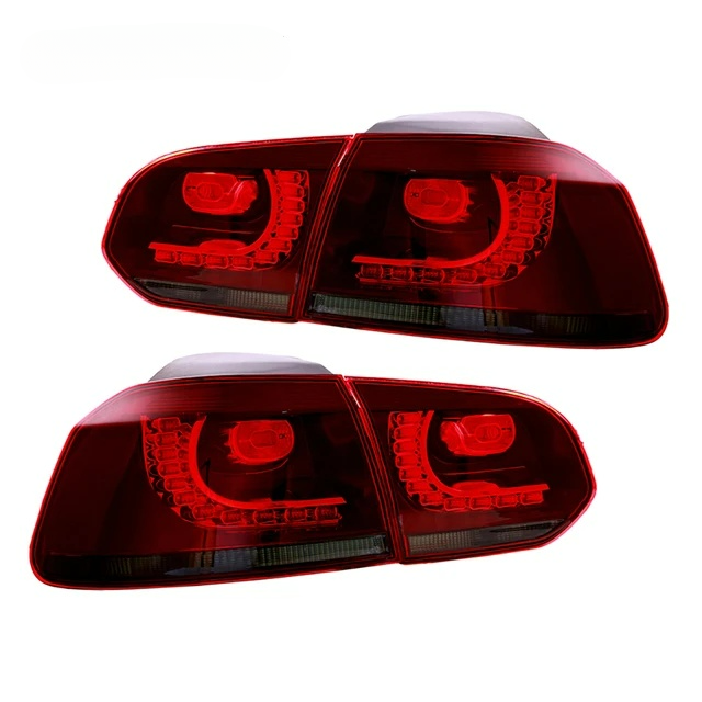 💎HEADLIGHTS SUITABLE FOR VW golf6 mk6 R20 2008-2013 RED💎