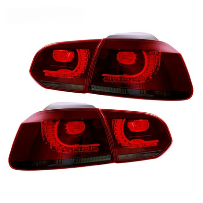💎HEADLIGHTS SUITABLE FOR VW golf6 mk6 R20 2008-2013 RED💎