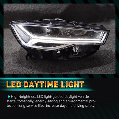 💥ART.3664 FARI XENON LED ORIGINALI PLUG & PLAY PER AUDI A6 S6 C7 2012-2018 💥