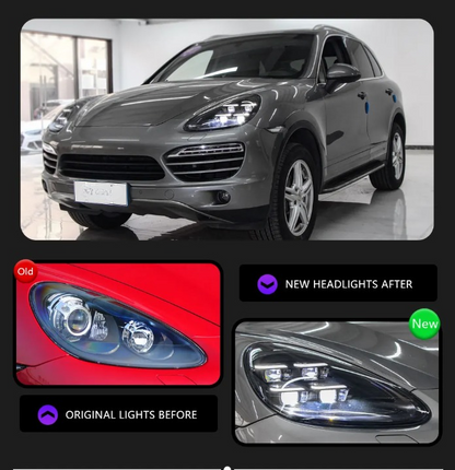 💫ART.4410 Fari Anteriori LED adatto per Porsche Cayenne 2011-2014 958💫