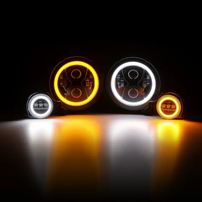 💫ART.5130 Fari Fendinebbia LED di segnalazione di marcia diurna Jeep WRANGLER💫