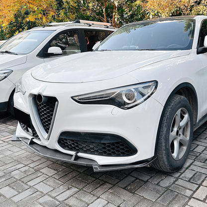 💫ART.8167 KIT ANTERIORE + POSTERIORE in Carbonio per Alfa Romeo Stelvio 17+💫
