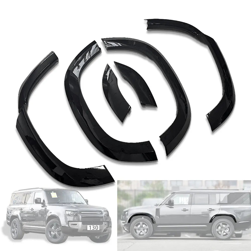 💫ART.8462 Parafanghi per Land Rover Defender 90 110 130 L663 Nero 2020+💫