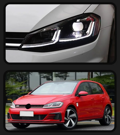 💫ART.3819 Fari Anteriori LED (2 pezzi) per Golf 7 2013-2017 MK7 7.5 Design💫