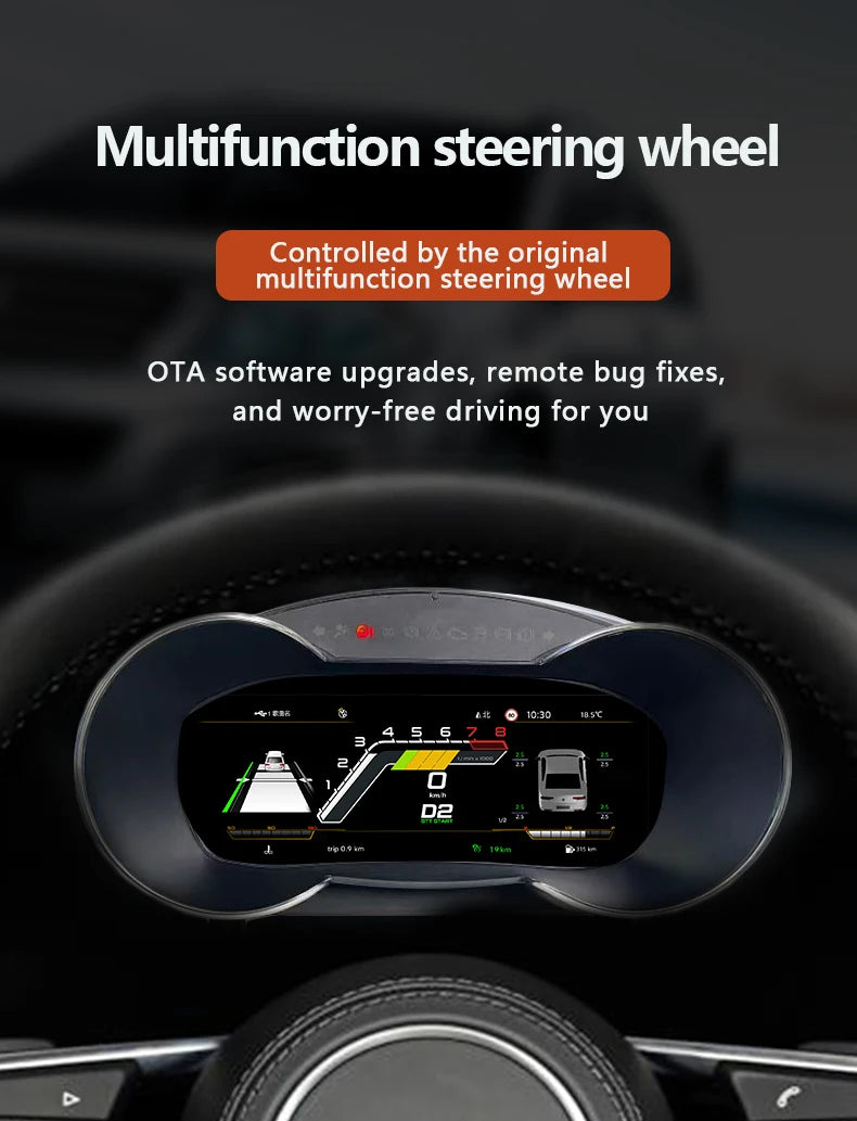 💫ART.3425 Cockpit virtuale digitale LCD per Audi Q3 2011-2018💫