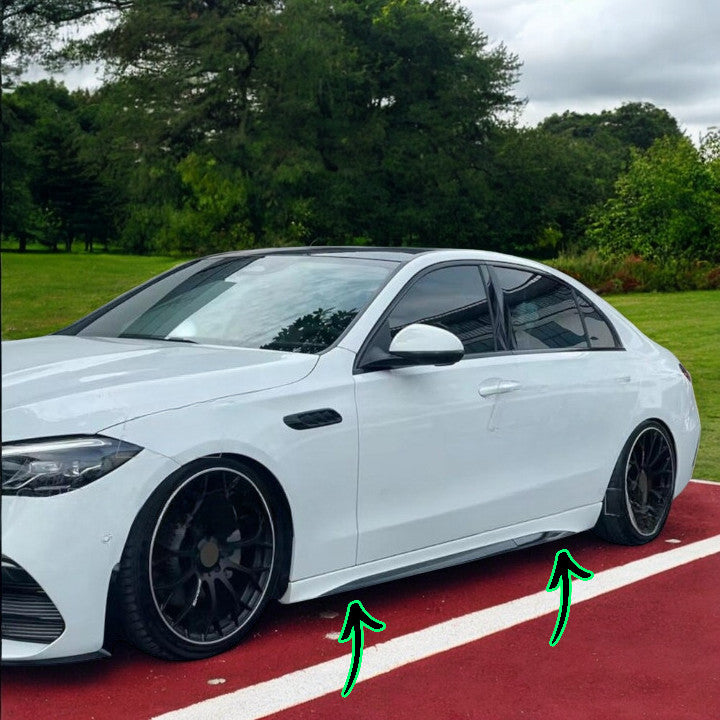 🔥Set minigonne laterali C63 AMG Look adattoper Mercedes Classe C (W206) 🔥