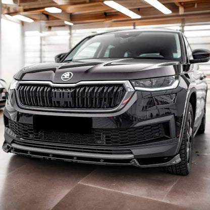 Splitter frontale adatto per SKODA Kodiaq Mk1 Facelift 2021+ Front Splitter
