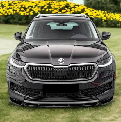 Splitter anteriore adatto per SKODA Kodiaq Mk1 Facelift 2021+