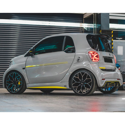 🔥SIDE SKIRTS FOR SMART FORTWO (453) COUPÉ / CABRIO 2014–2020 BRABUS STYLE🔥
