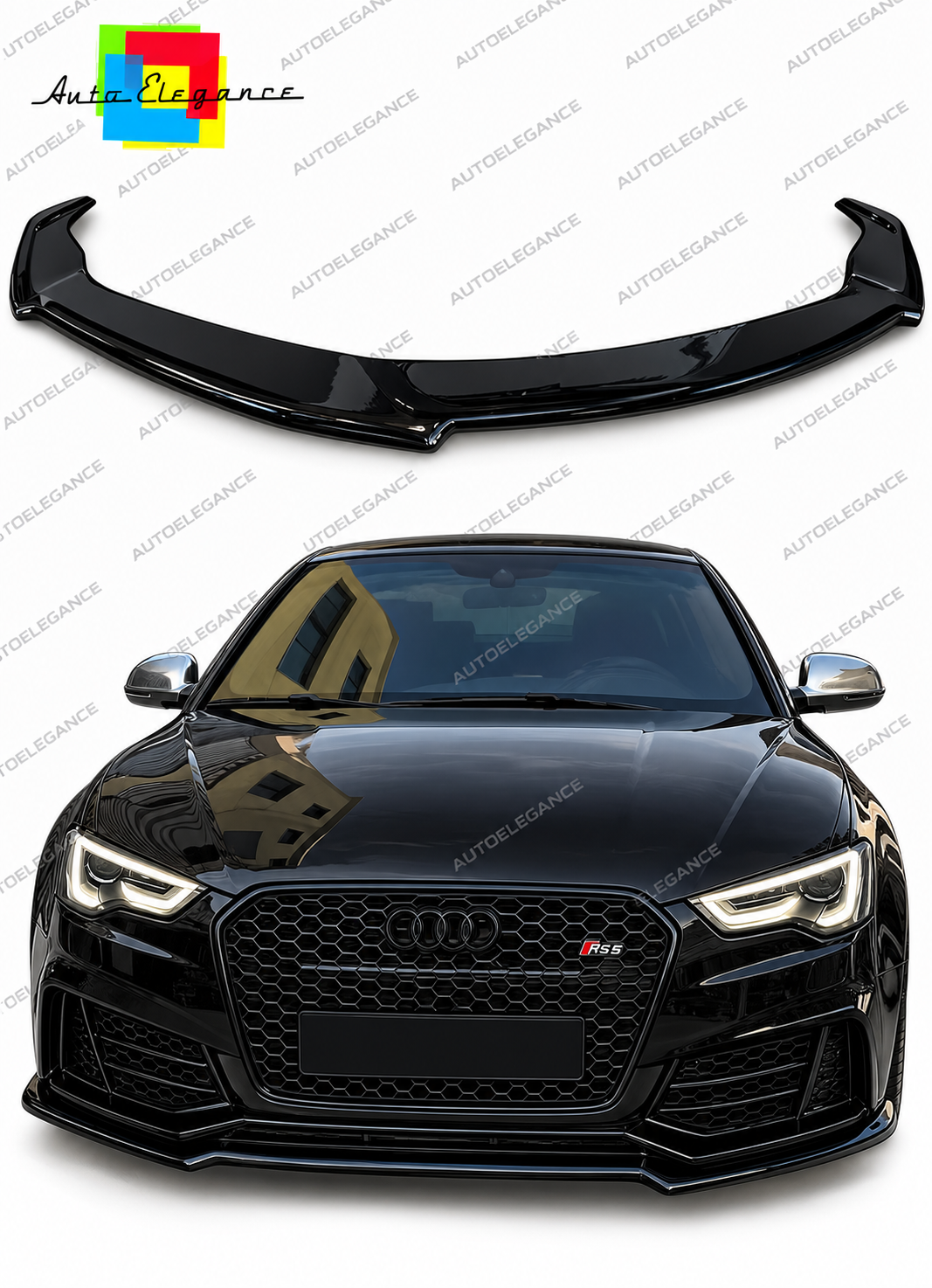 👉ART.0053 Spoiler Sotto Paraurti Anteriore adatto per Audi A5 RS5 Facelift👈