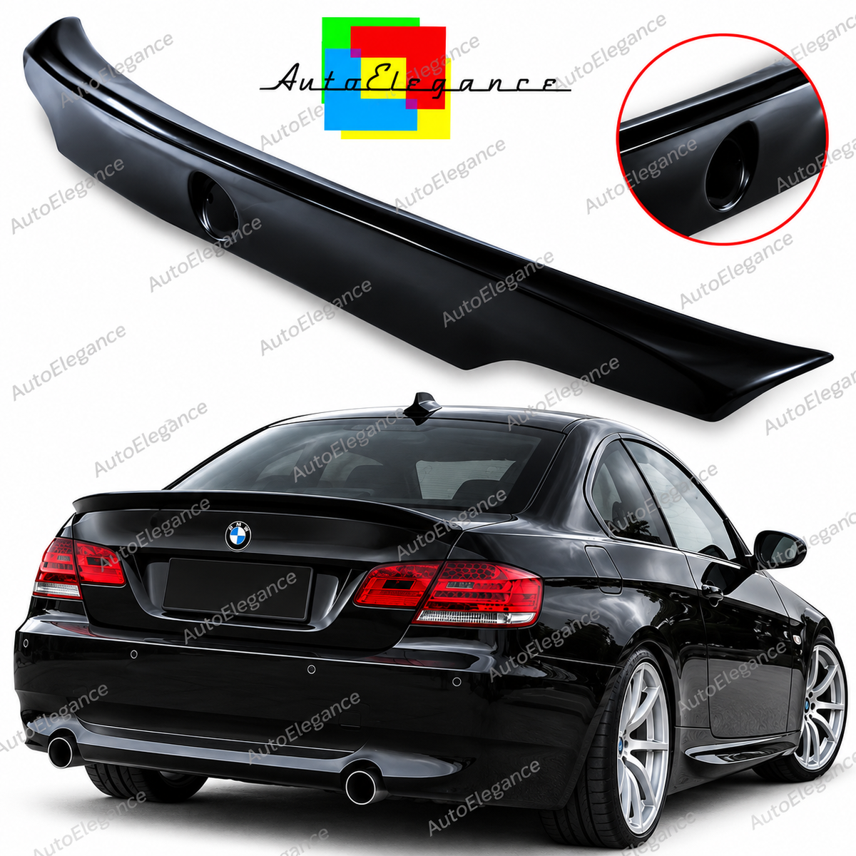 👉ART.10798 Spoiler posteriore adatto per BMW 3 Series 2004-2012 (E92) Coupe👈