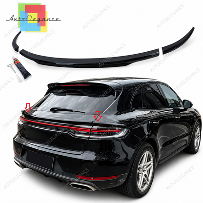 👉ART.10970 Spoiler Posteriore Nero Lucido adatto per Porsche Macan 95B 18–21👈