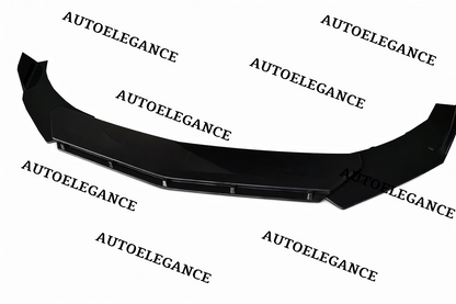 💫ART.9564 SPLITTER ANTERIORE PER FIAT 500 ABARTH NERO LUCIDO💫