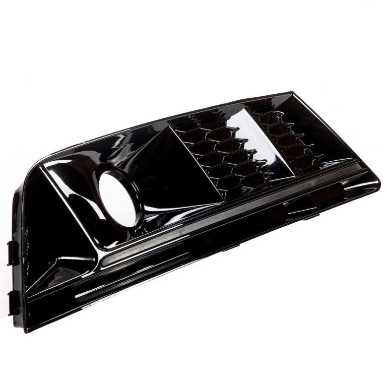 ART.3595 Set copri fendinebbia sportivi RS4  Audi A4 B9 8W 15-19 nero lucido