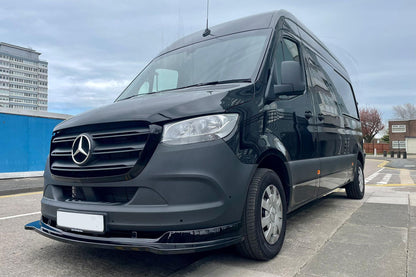 💫ART.7930 Splitter Sportivo nero lucido per Mercedes Sprinter W907 2018+💫