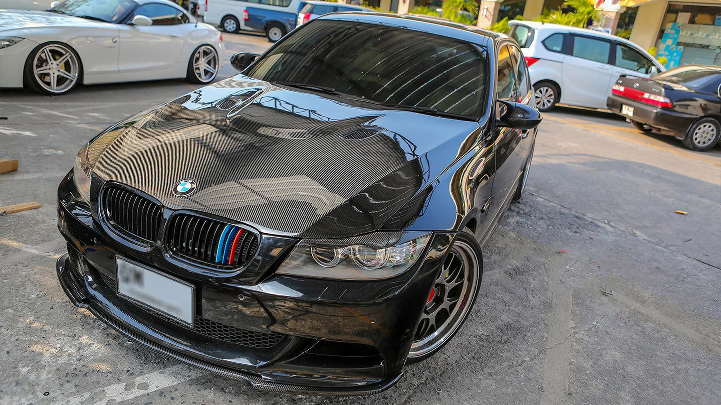 💫ART.7341 GRIGLIA SPORTIVA TRICOLORE DOPPIO NERO - BMW E90 / E91 05-08💫