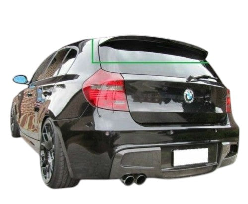 💕ART.0404  SPOILER BMW SERIE 1 E87 E81 2004-2011 NERO LUCIDO💕