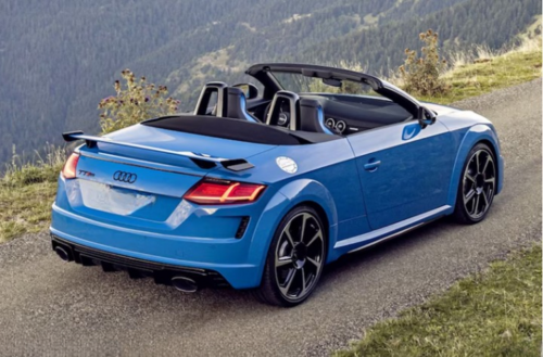 ART.3718  Diffusore TT RS Look per Audi TT (FV, 8S) 2014-On Nero Lucido per Paraurti Standard Nero Lucido