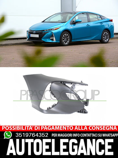 Paraurti Prasco Anteriore CON PRIMER TRACCE PDC Dx Destro per TOYOTA PRIUS