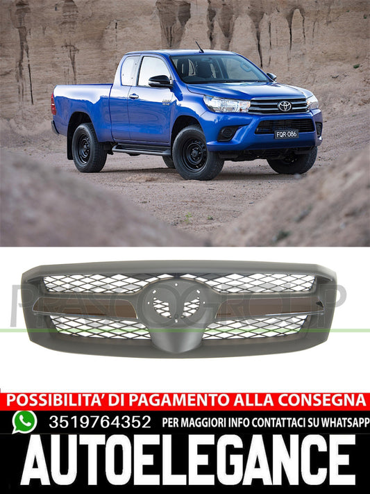 Griglia Radiatore Anteriore NERA Prasco Per Toyota Hilux 531110K010